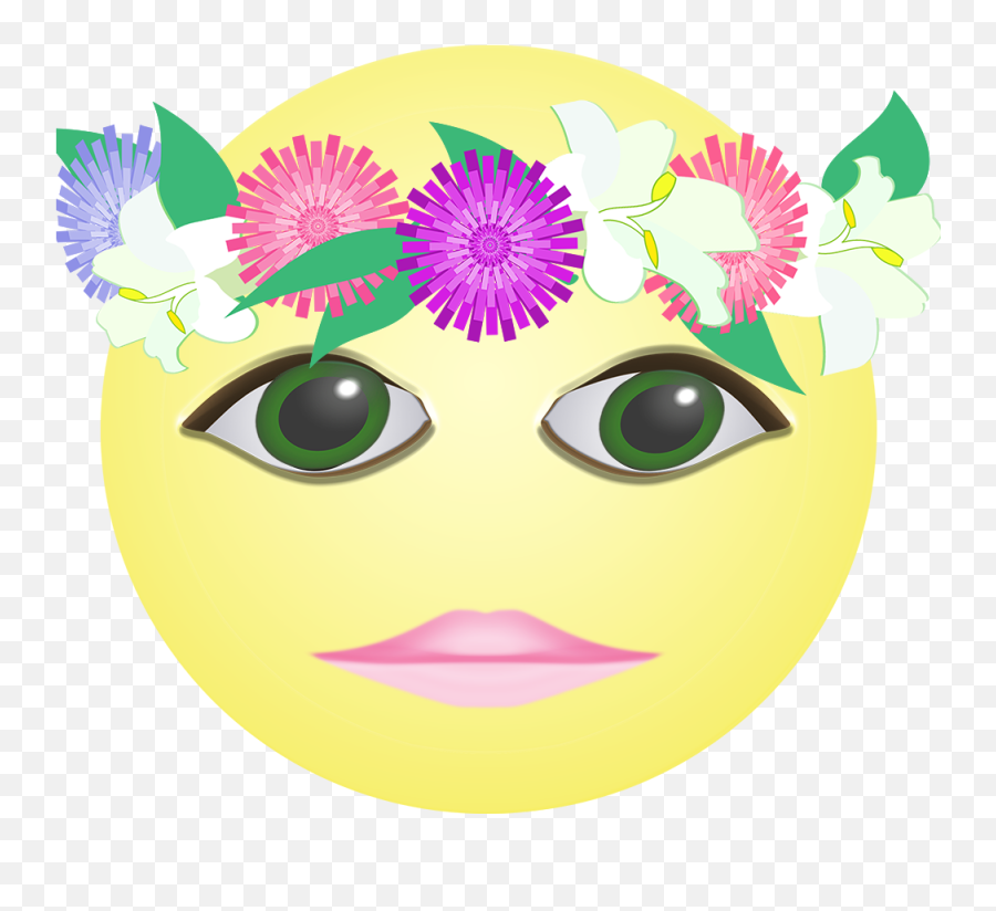 Nina Garman - Design For Flower Emoticon Emoji,Flower Emoticon