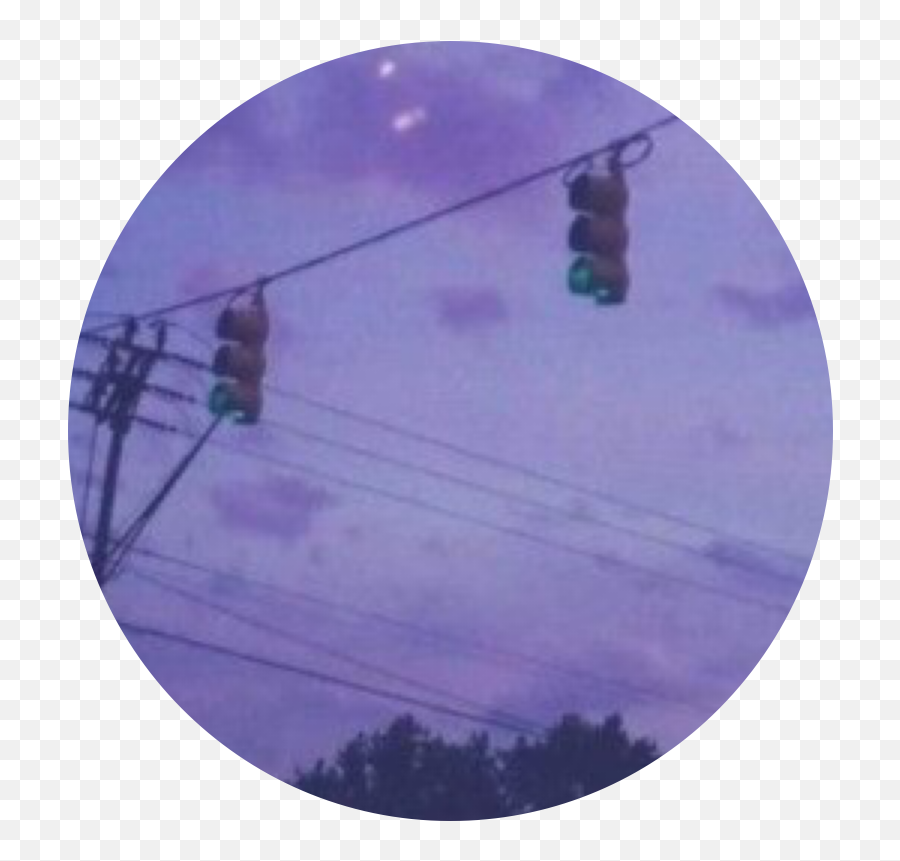 Aesthetic Purple Overlay Purplecircle Purpleoverlay Cir - Aesthetic Sky Stop Light Emoji,Stoplight Emoji