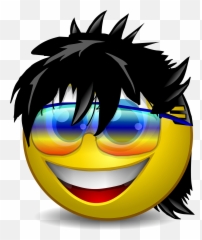 Pin - Cool Dude Smiley Face Emoji