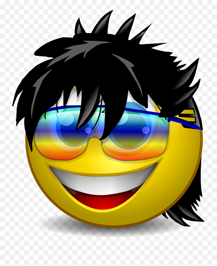 Pin - Cool Dude Smiley Face Emoji,Hippie Emojis
