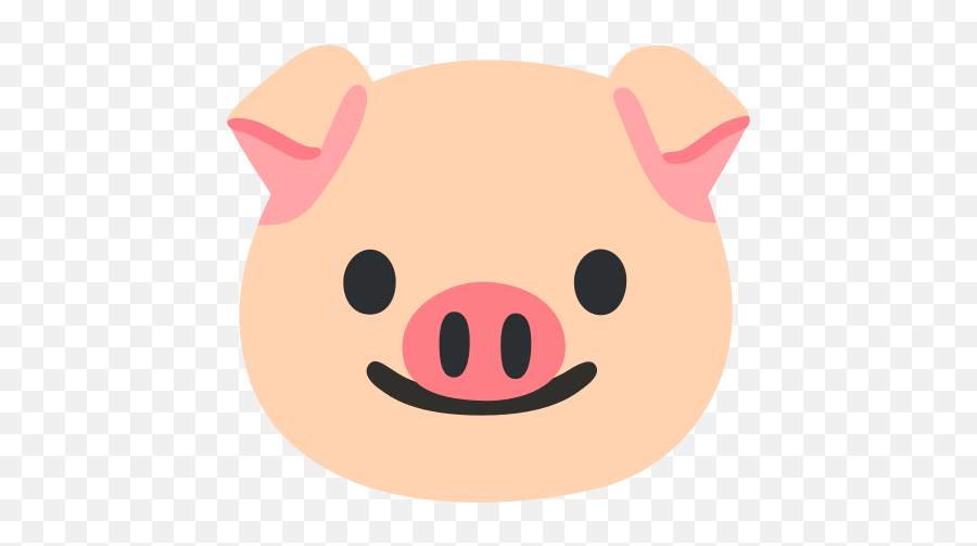 Pig Face Emoji - Android Pig Emoji,Pig Emoji