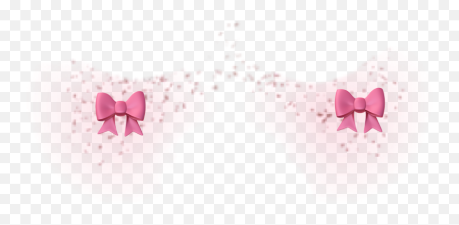 Pastel Pink Emoji Bow Filter Sticker - Bow,Bow Emoji