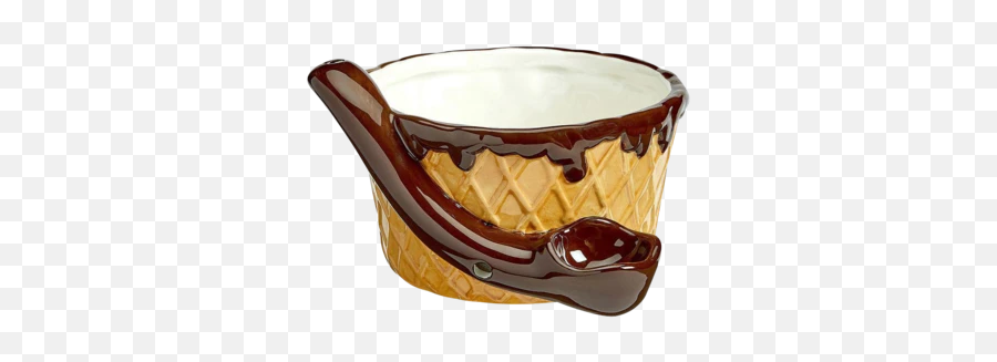 Ice Cream Waffle Cone Roast U0026 Toast Bowl Pipe - Ice Cream Cone Emoji,Waffle Emoji