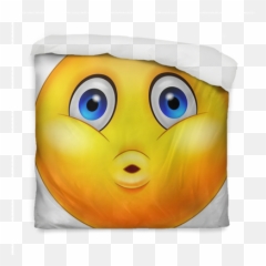 Smiley Emoticons Surprise Expression Duvet Cover Pixers - Cushion Emoji,Surprise Emoticon