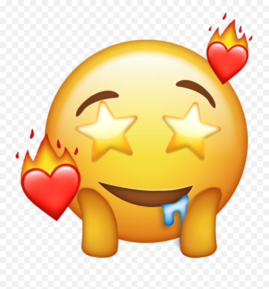 Hot Starstruck Sticker - Happy Emoji,Starstruck Emoji