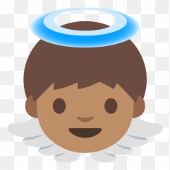 Baby angel emoji clipart Free download transparent PNG