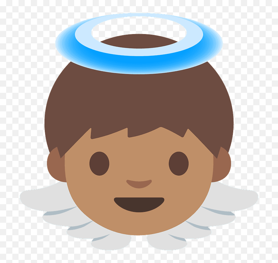 Baby Angel Emoji Clipart Free Download Transparent Png,Angel Emoji Png