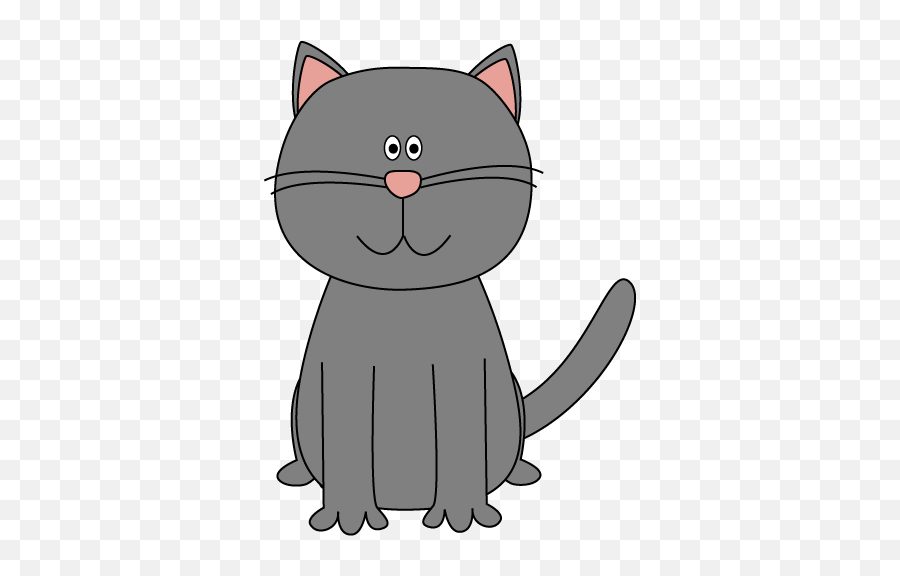 Gray Cat Clip Art - Cat Clipart Grey Emoji,Grey Cat Emoji