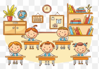 Whats This - Clipart Students In Classroom Emoji