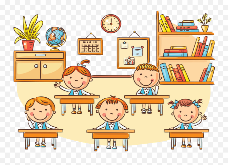 Whats This - Clipart Students In Classroom Emoji,Spell Your Name In Emoji