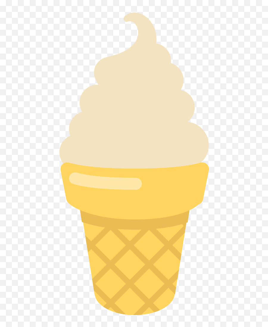 Fxemoji U1f366 - Ice Cream Cone,Large Emojis