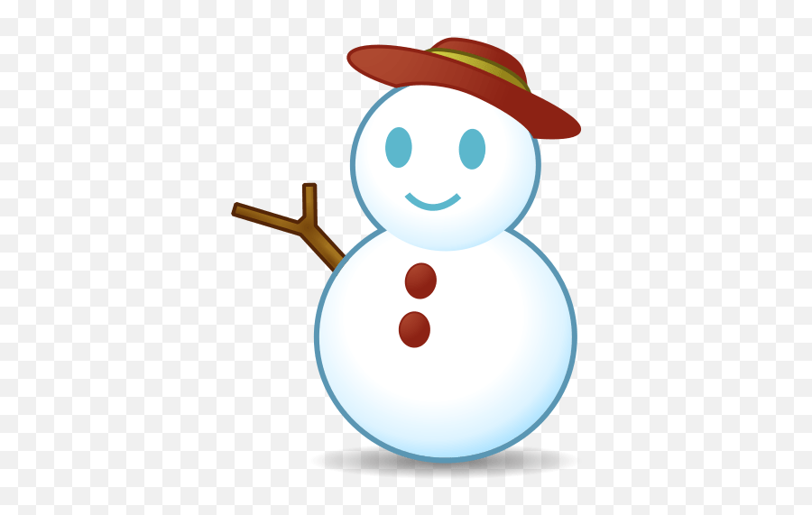 Snowman Without Snow Emoji For Facebook - Snowman,Snow Emoticon