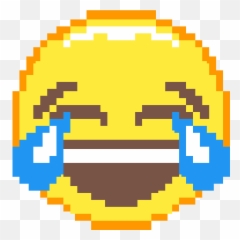 Laughing Crying Emoji - Emoji Minecraft Pixel Art,Sad Emoji Png