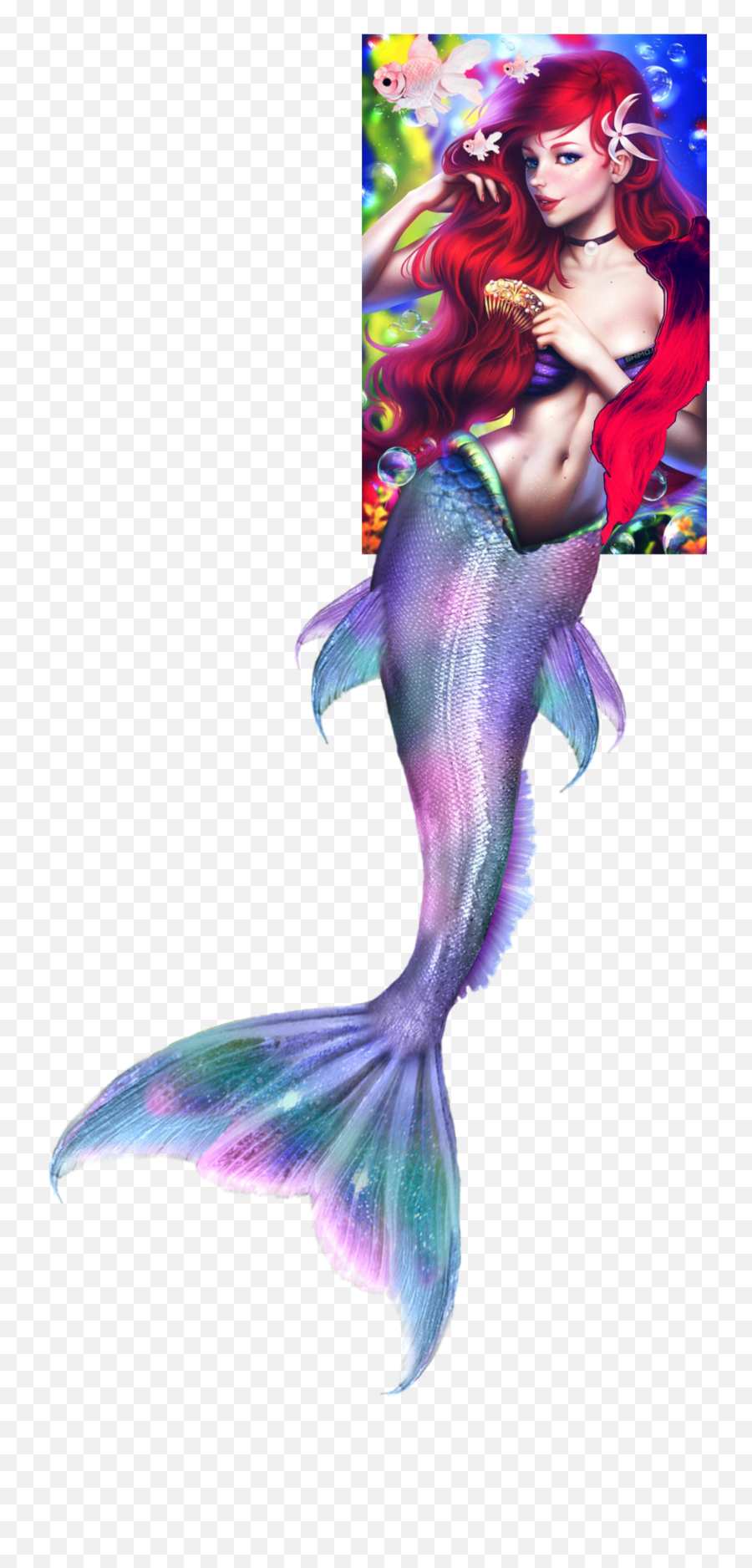 Walt Disney Princess Ariel The Little - Mermaid Tail Emoji,Little Mermaid Emoji