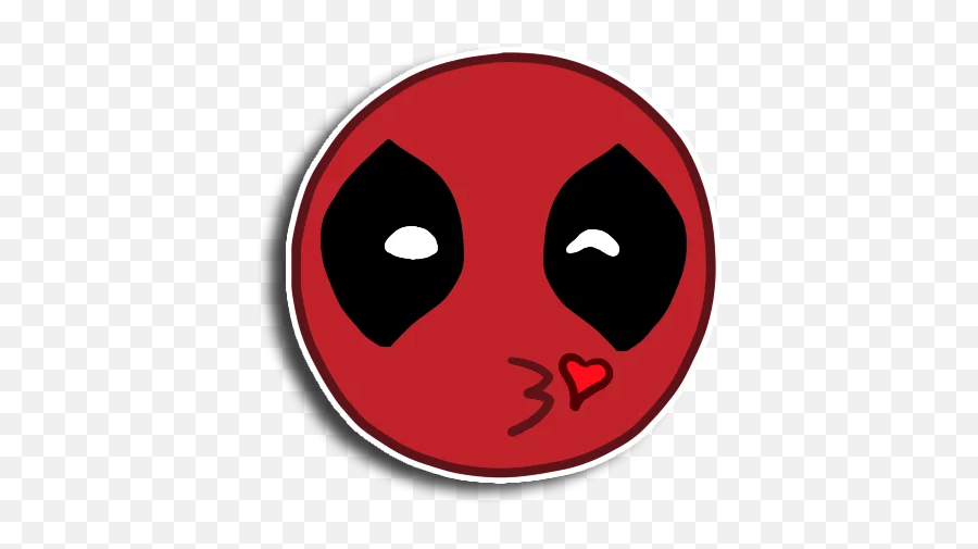 Deadpool Emoji Stickers For Telegram - Cartoon,Deadpool Emoji