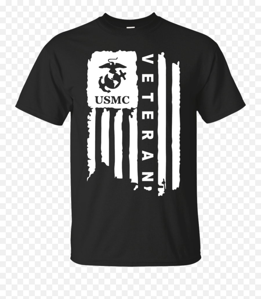 Usmc Marine Veteran Weathered Flag Tee - Diaz Vs Masvidal Shirt Emoji,Usmc Emoji