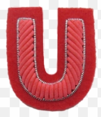 Pink Goldwork Letter - Necklace Emoji,100 Emoji Necklace