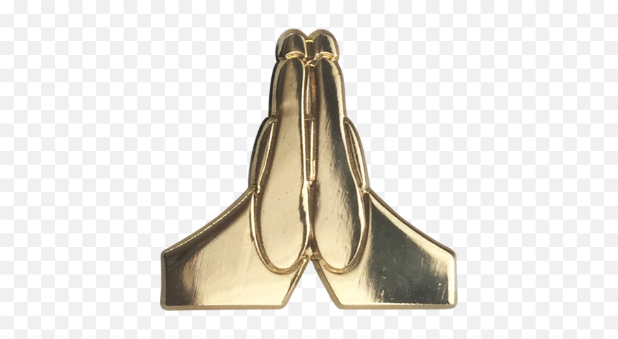 Download Praying Hands Emoji Pin - Coin Purse,Praying Emoji Hands