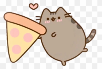 Pusheen Pizza Ohhhh Xd - Kawaii Pusheen Cat Emoji,Nyan Cat Emoji Google Chat
