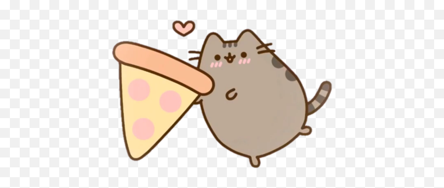 Pusheen Pizza Ohhhh Xd - Kawaii Pusheen Cat Emoji,Nyan Cat Emoji Google Chat