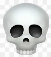 Skull Emoji Clipart - Skull Emoji Twitter,Skull Emoji Png - free ...