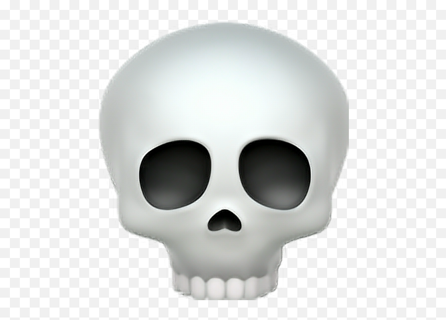 Download Emoticon Emoji Emijicaveira Caveira Pngtumblr Pngs - Skull Emoji Png,Skull Emoji Png