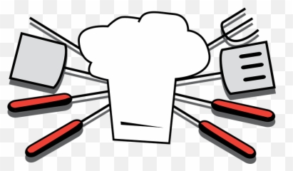 Grilling Tools Chef Hat - Bbq Clip Art Emoji