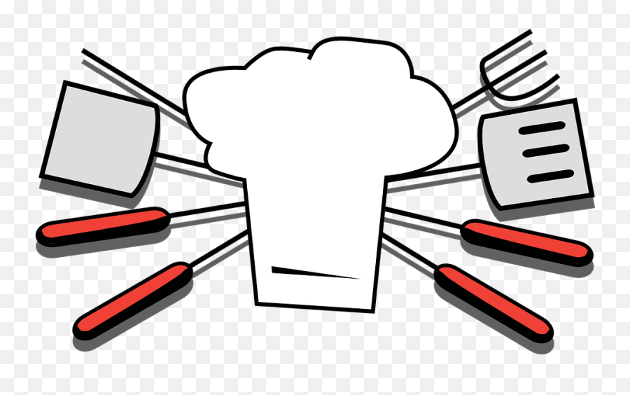 Grilling Tools Chef Hat - Bbq Tools Clip Art Emoji,Paddle Board Emoji
