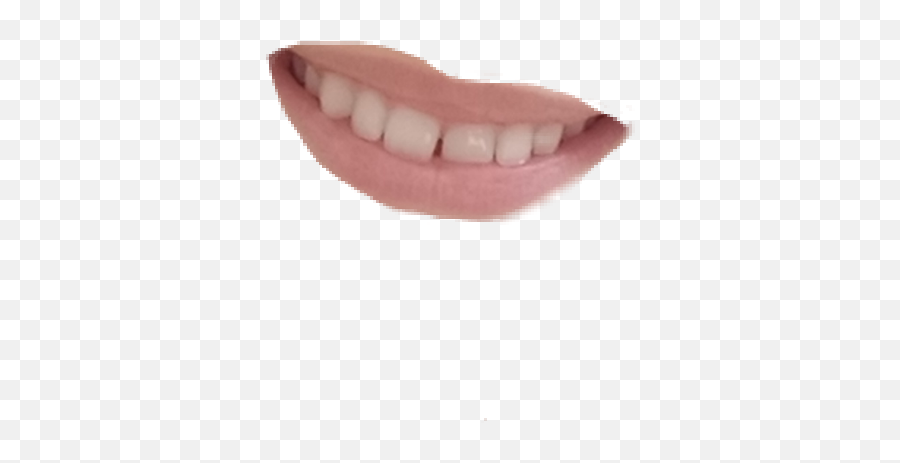 Smile Teeth Grin Lips Whitegirl Hap - Lip Care Emoji,Grinning Teeth Emoji