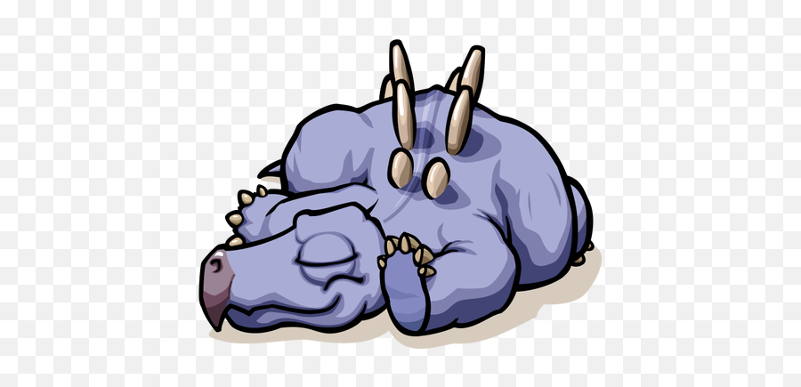 Dino Para Dormir - Sleeping Dinosaur Cartoon Transparent Emoji,Emoticones Para Wasap Gratis