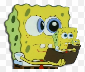 3d Eyes Sponge - Can Be Made Into Memes Emoji,Sponge Emoji