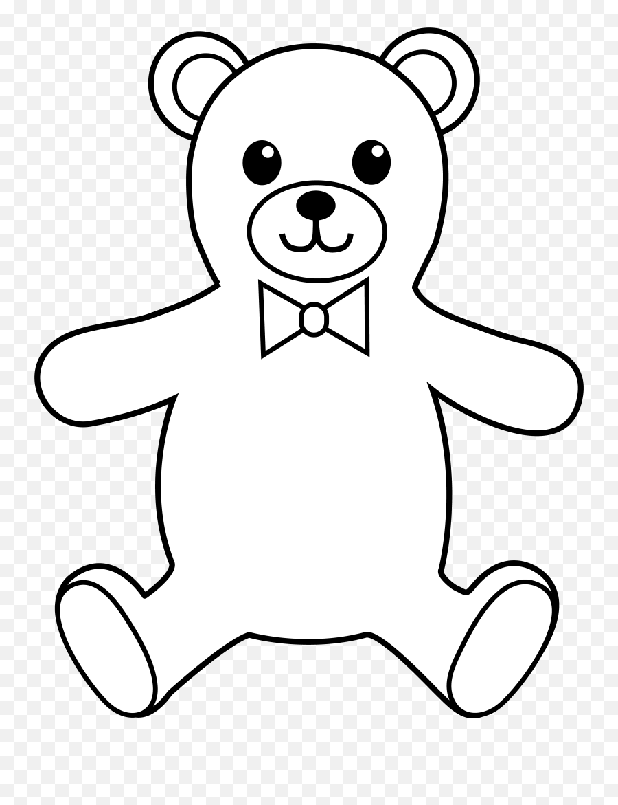 Free Black Bear Images Free Download - Cliparts Of Black And White Teddy Bear Emoji,Bear Black And White Emoji