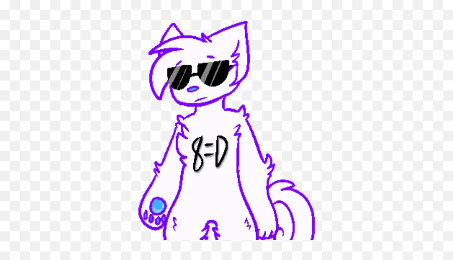 Fluffy Hater Kittydog Ocs Wiki Fandom - Glowo Ref Emoji,Purple Cat Emoji