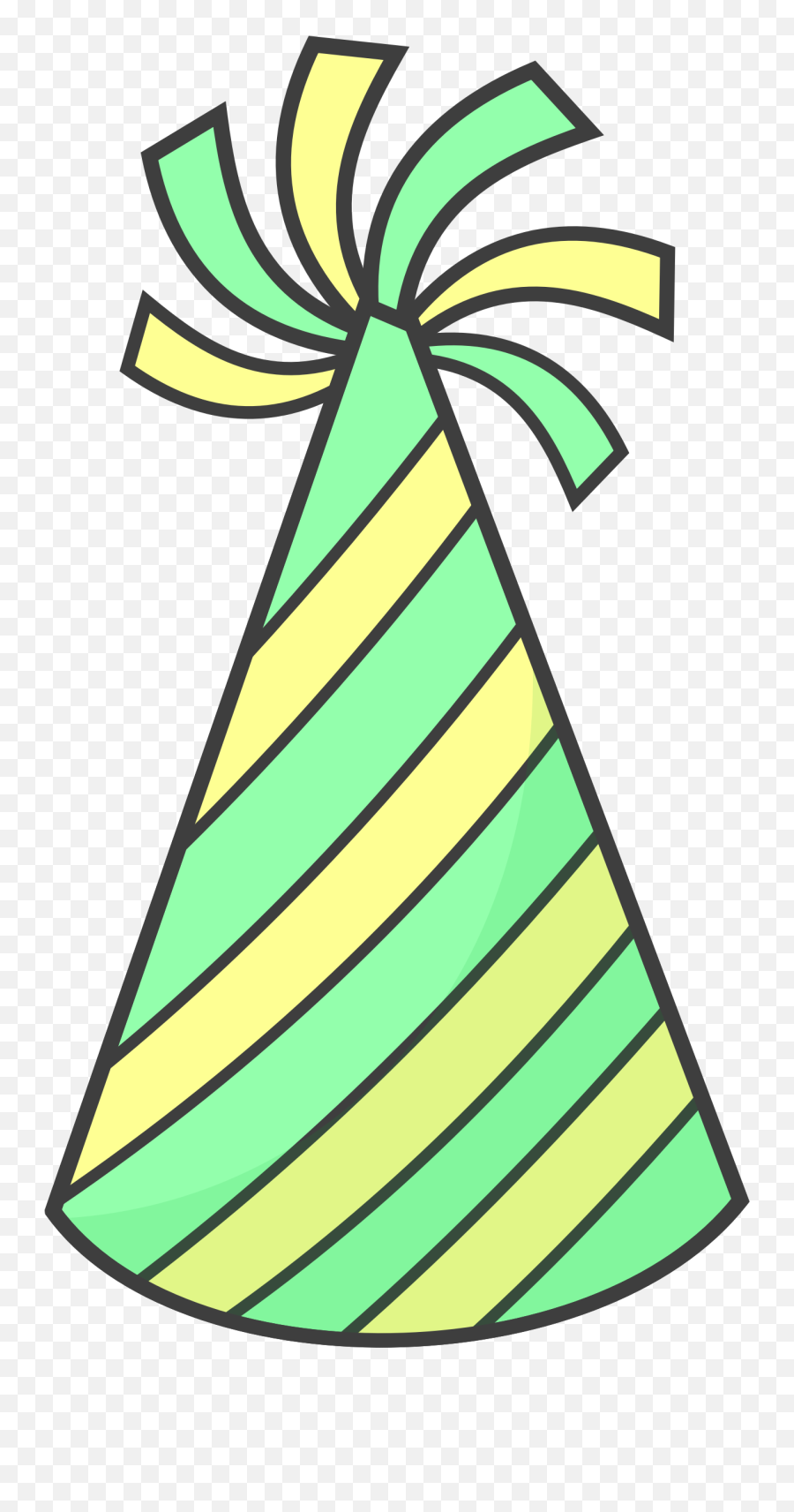 Green Party Hat - New Years Party Hats Clipart Emoji,Birthday Hat Emoji