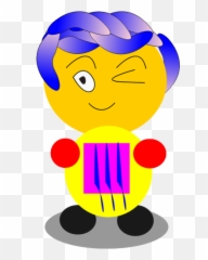 Mengedipkan Mata Anak - Clip Art Emoji