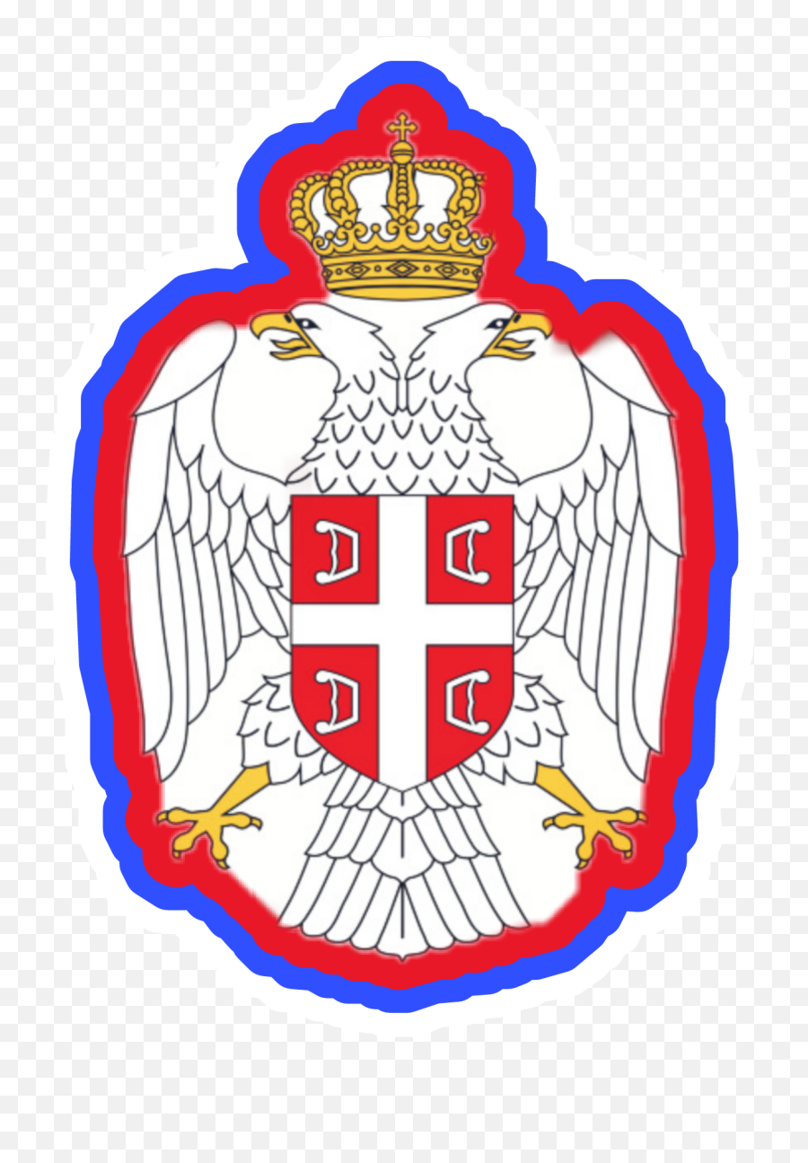 Serbia Sticker - Serbian Eagle Png Emoji,Serbia Flag Emoji