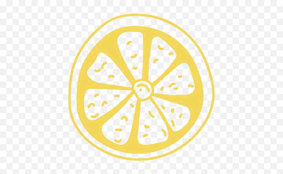 Lemon Doodle In Yellow - Transparent Png U0026 Svg Vector File Lemon Slice Doodle Png Emoji,Lemon Emoji Png