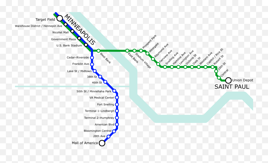 List Of Metro Light Rail Stations - Minneapolis Light Rail Map Emoji,List Of Apple Emojis
