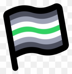 Keramik Hallstatt The Best Agender Flag - Asexual Icon Emoji