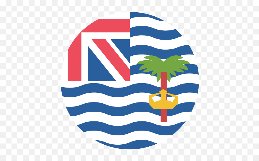 Flag Of British Indian Ocean Territory Emoji For Facebook - Easy Fiji Flag To Draw,British Flag Emoji