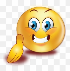 Greet Shake Hand Emoji - Smiley Handshake