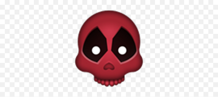 2016 Deadpool Epic Emoji Skull - Deadpool Emoji,Deadpool Emoji