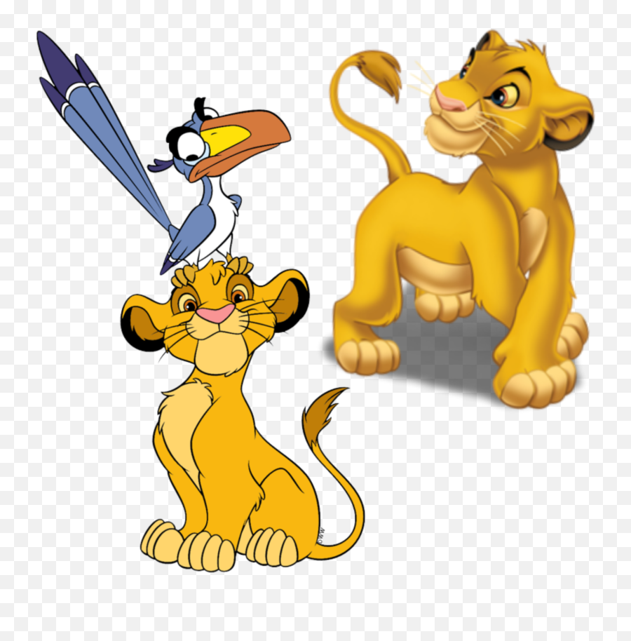 Simba Zazu Lionking - Simba En Movimiento Emoji,Simba Emoji