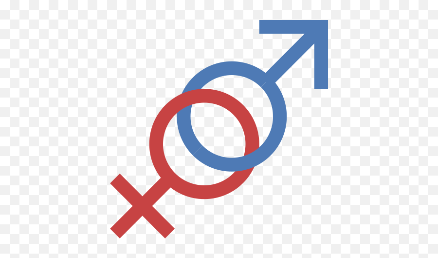 Gender Icon - Gender Icon Png Transparent Emoji,Bisexual Heart Emoji
