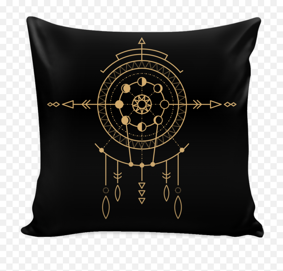Moon Phase Tribal Pillow Cover - Vegeta Emoji,Moon Phases Emoji