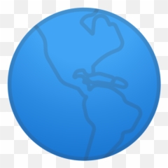 Globe Showing Americas Emoji - America Globo Terráqueo Emoji,Emoji Planet