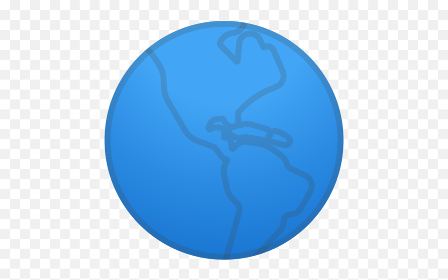 Globe Showing Americas Emoji - America Globo Terráqueo Emoji,Emoji Planet