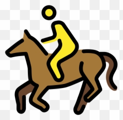 Openmoji - Stallion Emoji,Horse Emoji