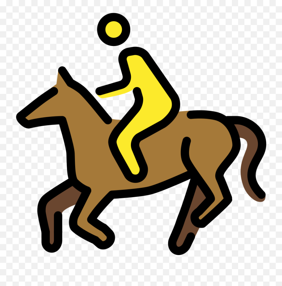 Openmoji - Stallion Emoji,Horse Emoji