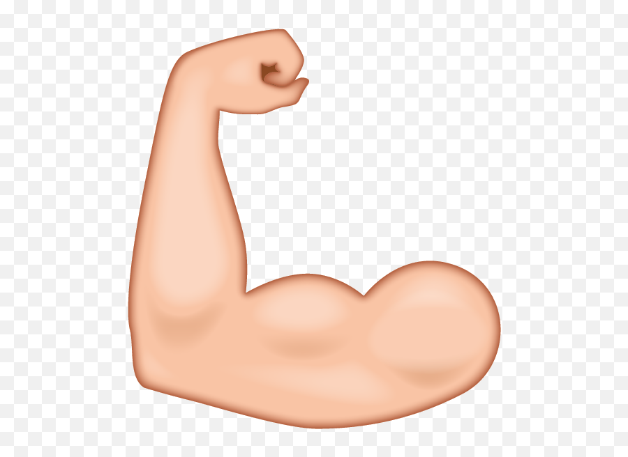 Flexed Biceps - Heart Emoji,Flex Emoji